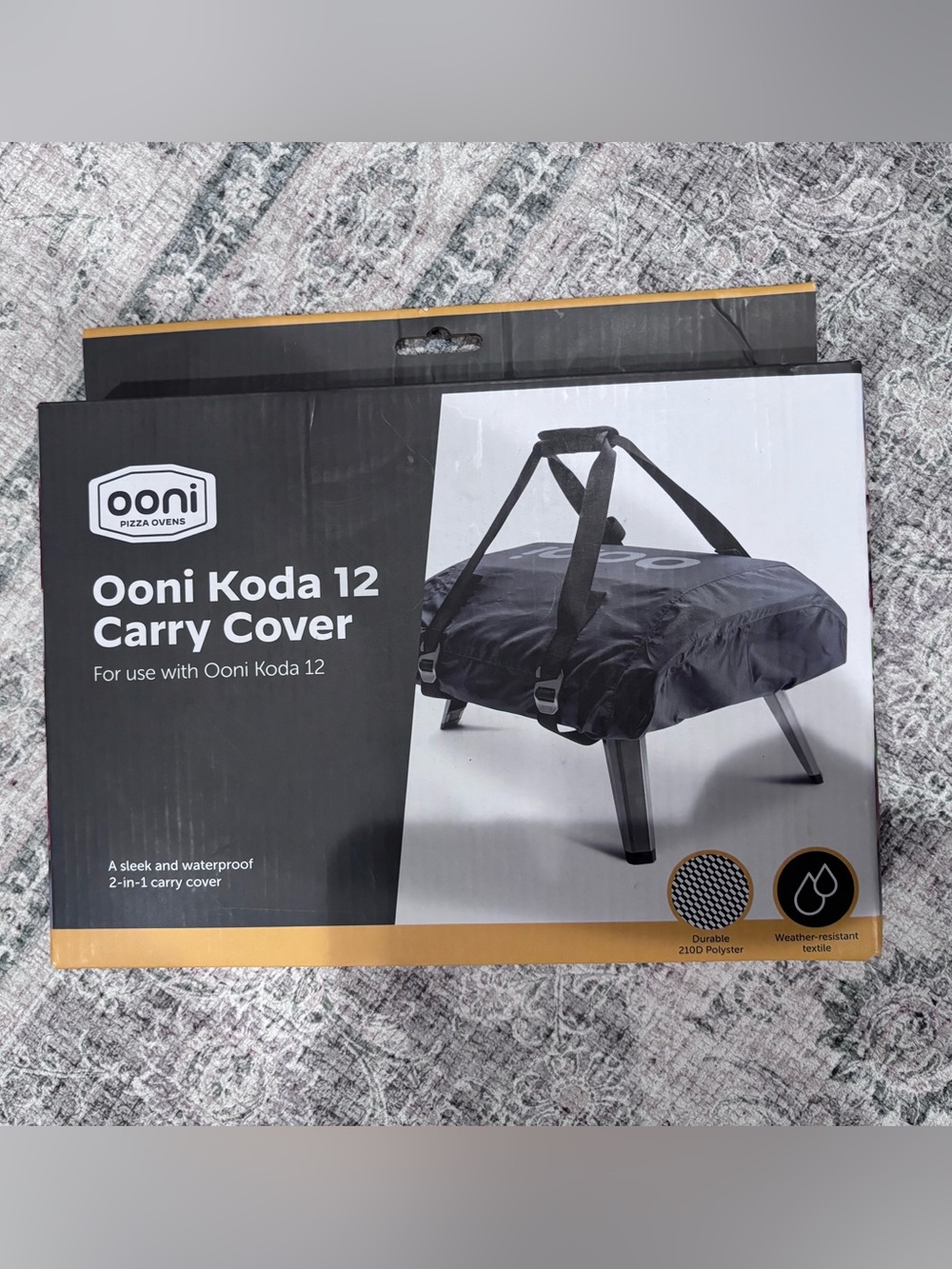 NWT Ooni Koda 12 Carry Cover - Black